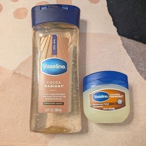 Vaseline Cocoa Radiant Gel Oil and Healing Jelly Set
